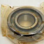 Angular contact bearing – 20 mm ID, 47 mm OD, 14 mm Width, Open, 40°.