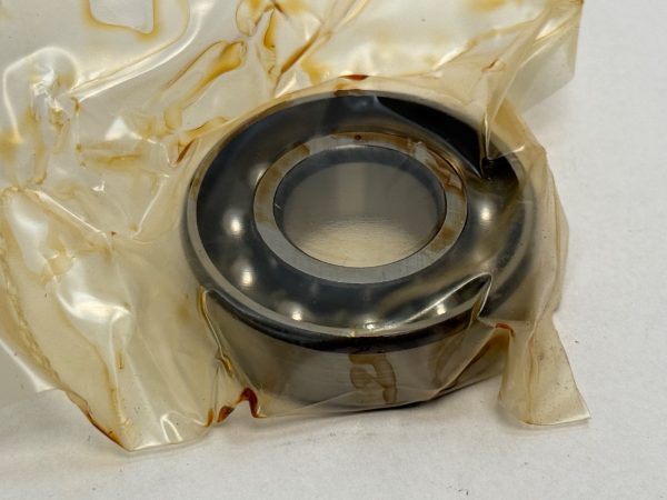 Angular contact bearing – 20 mm ID, 47 mm OD, 14 mm Width, Open, 40°.