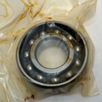 Angular contact bearing – 20 mm ID, 47 mm OD, 14 mm Width, Open, 40°.