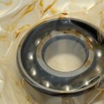 Angular contact bearing – 20 mm ID, 47 mm OD, 14 mm Width, Open, 40°.
