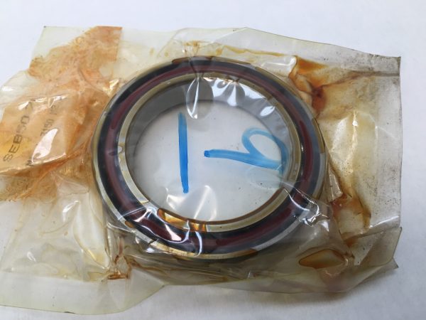 Angular Contact Ball Bearing – Straight Bore, 50 mm ID, 72 mm OD, 12 mm Width, Open, 15° Contact Angle, Light Preload.