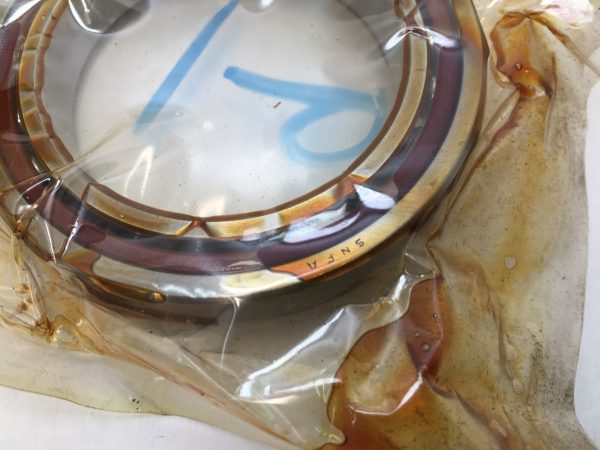 Angular Contact Ball Bearing – Straight Bore, 50 mm ID, 72 mm OD, 12 mm Width, Open, 15° Contact Angle, Light Preload.