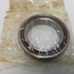 Angular contact bearing – 65 mm ID, 100 mm OD, 18 mm Width, Open, 15° Contact Angle, Light Preload.