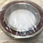 Angular contact bearing – 65 mm ID, 100 mm OD, 18 mm Width, Open, 15° Contact Angle, Light Preload.
