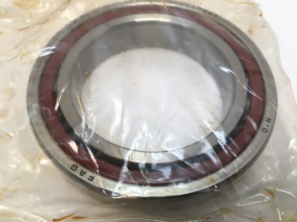 Angular contact bearing – 65 mm ID, 100 mm OD, 18 mm Width, Open, 15° Contact Angle, Light Preload.