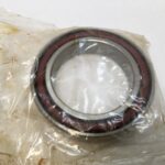 Angular contact bearing – 65 mm ID, 100 mm OD, 18 mm Width, Open, 15° Contact Angle, Light Preload.