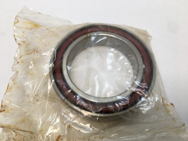 Angular contact bearing – 65 mm ID, 100 mm OD, 18 mm Width, Open, 15° Contact Angle, Light Preload.