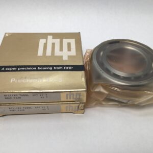 Angular Contact Ball Bearing - 55 mm ID, 100 mm OD, 21 mm Width, Open, 25° Contact Angle, Light Preload.