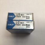 Angular Contact Bearing – 20 mm ID, 42 mm OD, 12 mm Width, Open, 15° Heavy Preload.