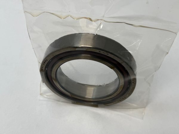 Angular Contact Ball Bearing – Straight Bore, 65 mm ID, 100 mm OD, 18 mm Width, Open, 15° Contact Angle, Light Preload.