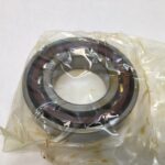 Angular Contact Ball Bearing – Straight Bore, 40 mm ID, 80 mm OD, 18 mm Width, Open, 25° Contact Angle, Medium Preload.