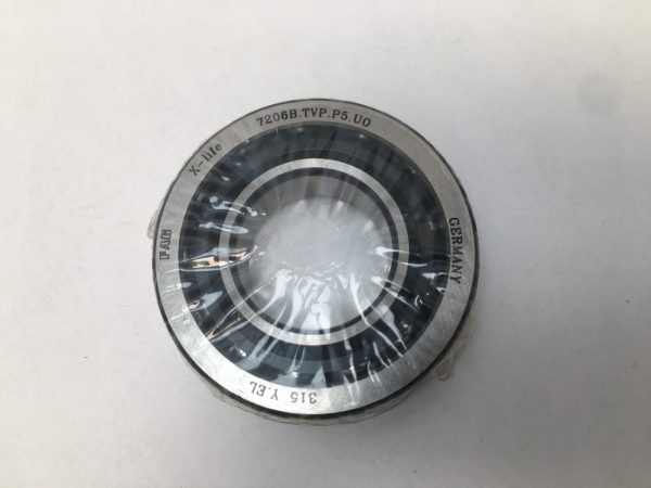 Angular Contact Bearing – 30 mm ID, 62 mm OD, 16 mm Width, Open, 40° contact angle.