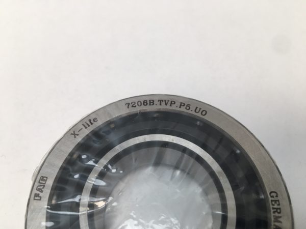 Angular Contact Bearing – 30 mm ID, 62 mm OD, 16 mm Width, Open, 40° contact angle.