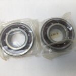 Angular Contact Bearing – 25 mm ID, 52 mm OD, 15 mm Width, Open, 15°, Light preload.