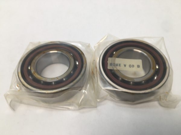 Angular Contact Bearing – 25 mm ID, 52 mm OD, 15 mm Width, Open, 15°, Light preload.