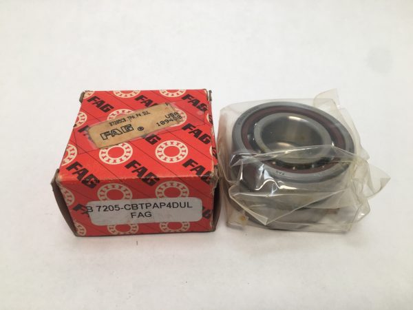 Angular Contact Bearing – 25 mm ID, 52 mm OD, 15 mm Width, Open, 15°, Light preload.