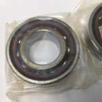 Angular Contact Bearing – 25 mm ID, 52 mm OD, 15 mm Width, Open, 15°, Light preload.