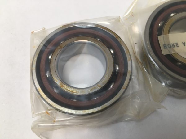 Angular Contact Bearing – 25 mm ID, 52 mm OD, 15 mm Width, Open, 15°, Light preload.