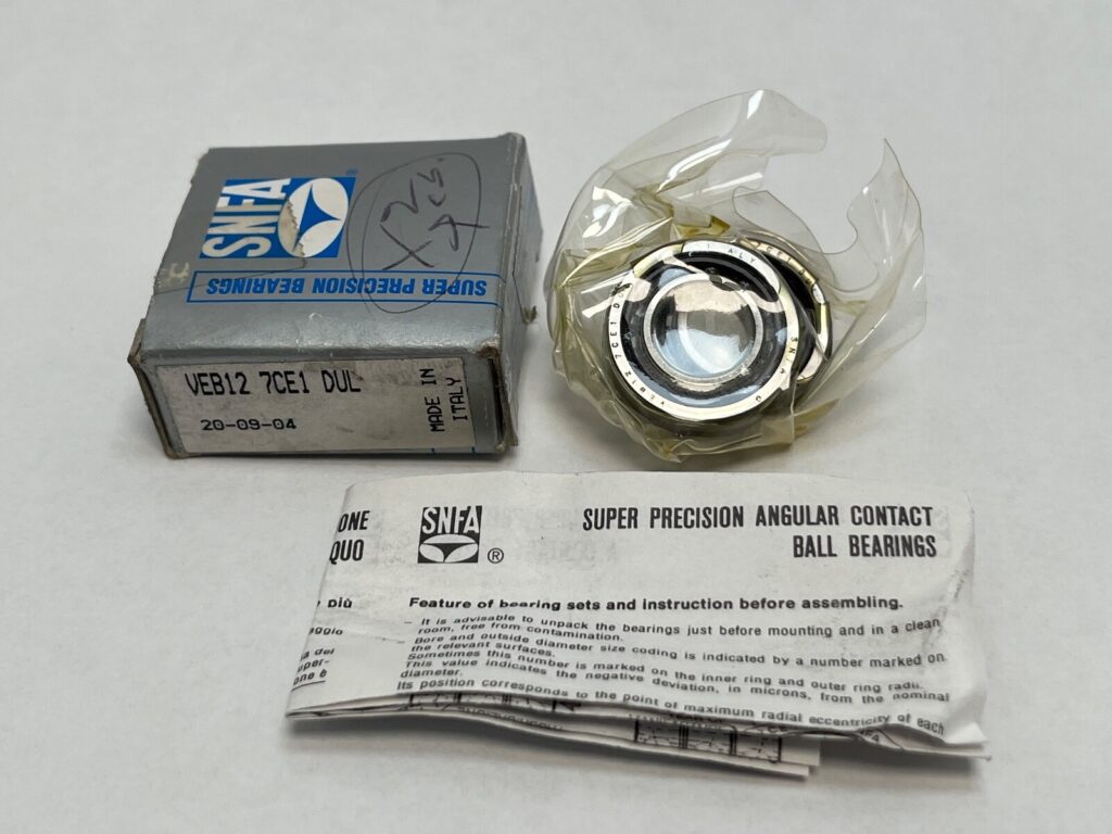 SNFA VB12-7CE1DUL Bearing 12x24x6 mm 7901-C-P4 VB12-7-CE-1-DUL Italy 2 Pcs