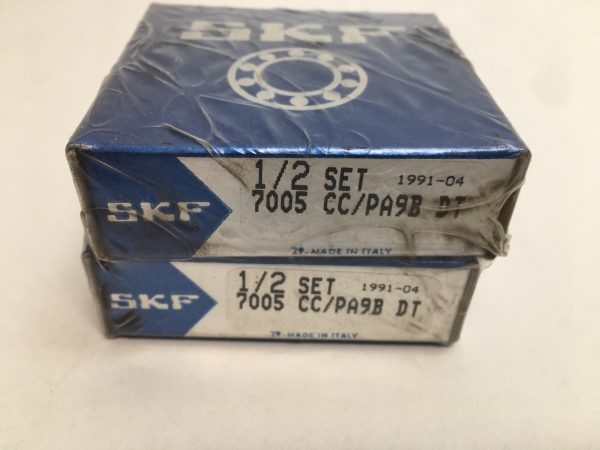 SKF 7005-CC/PA9BDT Angular Bearing 25x47x12 mm 7005-CC-PA9B-DT Italy 2 pcs