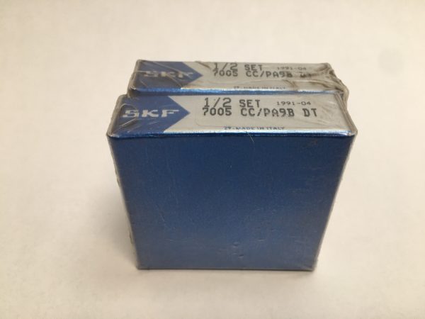 SKF 7005-CC/PA9BDT Angular Bearing 25x47x12 mm 7005-CC-PA9B-DT Italy 2 pcs