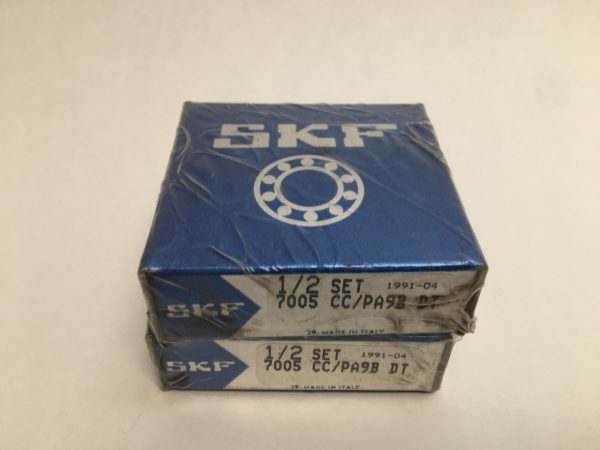 SKF 7005-CC/PA9BDT Angular Bearing 25x47x12 mm 7005-CC-PA9B-DT Italy 2 pcs