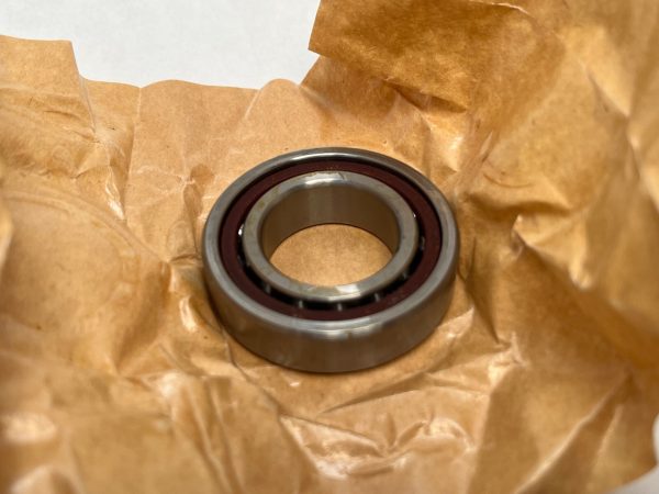 Angular Contact Ball Bearing – 25 mm ID, 47 mm OD, 12 mm Width, Open, 15°, Light preload.