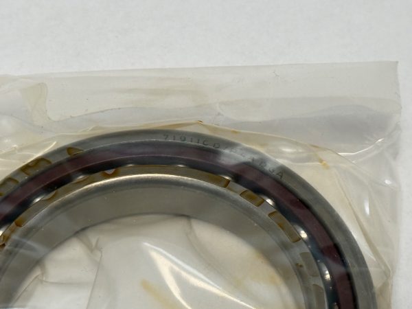 Angular Contact Ball Bearing – Straight Bore, 55 mm ID, 80 mm OD, 13 mm Width, Open, 15° Contact Angle, Light Preload.
