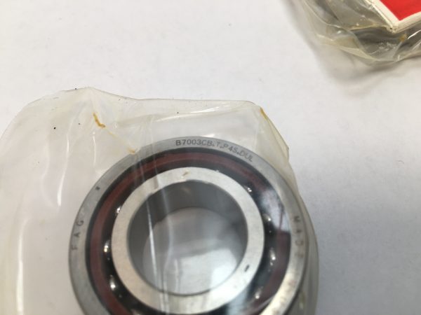 Angular Contact Ball Bearing – 17 mm ID, 35 mm OD, 10 mm Width, Open, 15°, Light Preload