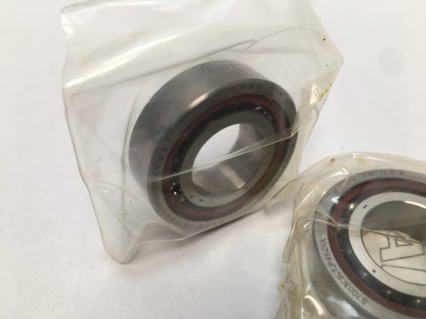 Angular Contact Ball Bearing – 17 mm ID, 35 mm OD, 10 mm Width, Open, 15°, Light Preload