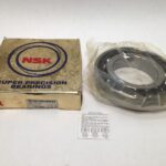 Angular Contact Ball Bearing – Straight Bore, 65 mm ID, 120 mm OD, 23 mm Width, Open, 15° Contact Angle, Heavy Preload.