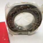Angular Contact Ball Bearing – 75 mm ID, 135 mm OD, 25 mm Width, Open, 40° Contact Angle.