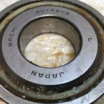 Angular Contact Ball Bearing – Ball Screw Support, 40 mm ID, 90 mm OD, 20 mm Width, 60° Contact Angle, Light Preload.