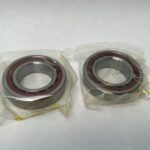 Angular Contact Ball Bearing – Straight Bore, 30 mm ID, 55 mm OD, 13 mm Width, Open, 15° Contact Angle, Without Snap Ring