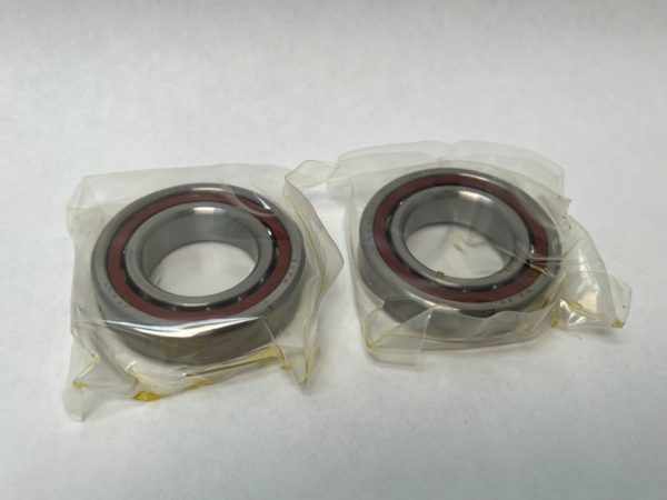 Angular Contact Ball Bearing – Straight Bore, 30 mm ID, 55 mm OD, 13 mm Width, Open, 15° Contact Angle, Without Snap Ring