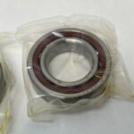 Angular Contact Ball Bearing – Straight Bore, 30 mm ID, 55 mm OD, 13 mm Width, Open, 15° Contact Angle, Without Snap Ring