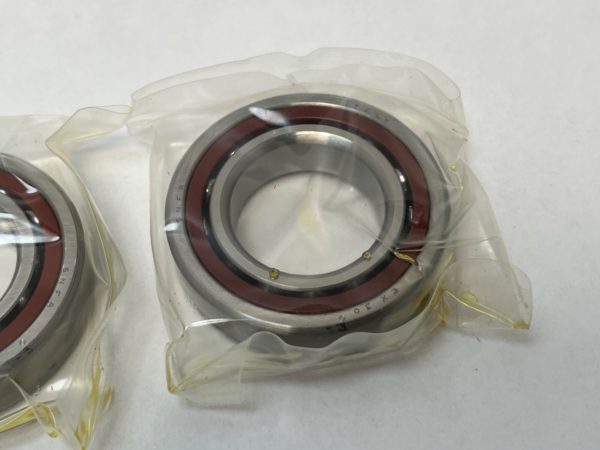Angular Contact Ball Bearing – Straight Bore, 30 mm ID, 55 mm OD, 13 mm Width, Open, 15° Contact Angle, Without Snap Ring