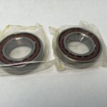 Angular Contact Ball Bearing – Straight Bore, 30 mm ID, 55 mm OD, 13 mm Width, Open, 15° Contact Angle, Without Snap Ring