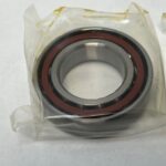 Angular Contact Ball Bearing – Straight Bore, 30 mm ID, 55 mm OD, 13 mm Width, Open, 15° Contact Angle, Without Snap Ring