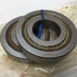 Angular Contact Ball Bearing – Straight Bore, 40 mm ID, 90 mm OD, 20 mm Width, Open, 60° Contact Angle, Without Snap Ring