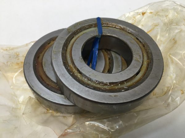 Angular Contact Ball Bearing – Straight Bore, 40 mm ID, 90 mm OD, 20 mm Width, Open, 60° Contact Angle, Without Snap Ring