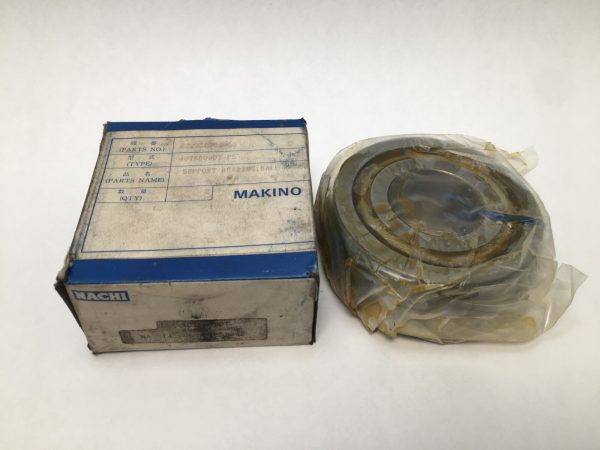 Angular Contact Ball Bearing – Straight Bore, 40 mm ID, 90 mm OD, 20 mm Width, Open, 60° Contact Angle, Without Snap Ring