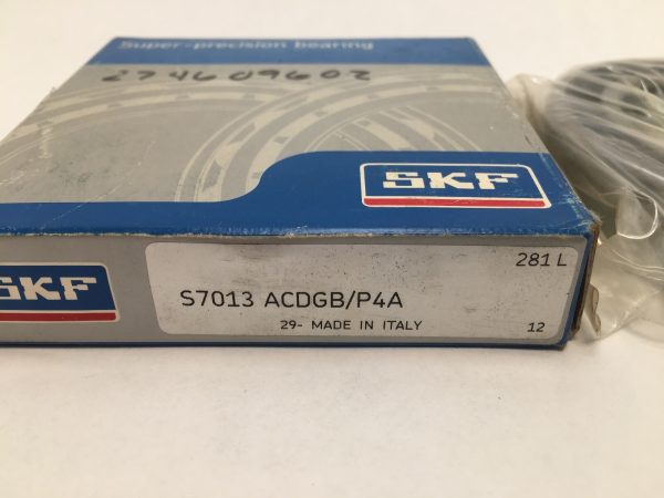 SKF S7013-ACDGB/P4A Bearing 65x100x18 mm S-7013-AC-DGB-P4A ABEC7 Italy