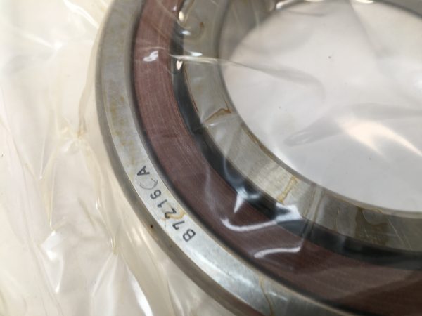 Angular Contact Ball Bearing – 80 mm ID, 140 mm OD, 26 mm Width, Open, 15° Contact Angle, Light Preload.
