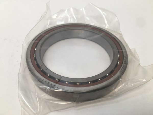 Angular Contact Ball Bearing – Straight Bore, 65 mm ID, 90 mm OD, 13 mm Width, Open, 15° Contact Angle, Light Preload.