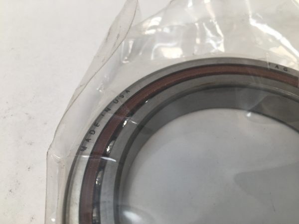 Angular Contact Ball Bearing – Straight Bore, 65 mm ID, 90 mm OD, 13 mm Width, Open, 15° Contact Angle, Light Preload.