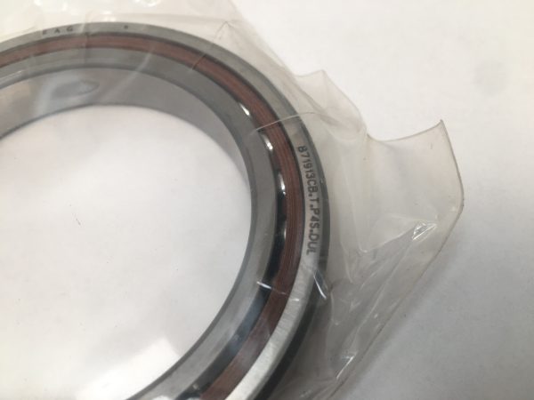 Angular Contact Ball Bearing – Straight Bore, 65 mm ID, 90 mm OD, 13 mm Width, Open, 15° Contact Angle, Light Preload.