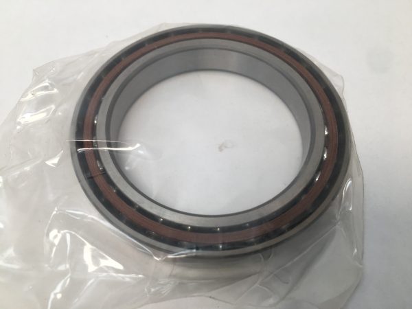 Angular Contact Ball Bearing – Straight Bore, 65 mm ID, 90 mm OD, 13 mm Width, Open, 15° Contact Angle, Light Preload.
