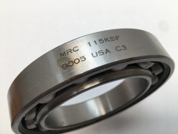 Deep Groove Ball Bearing – Straight Bore, 75 mm ID, 115 mm OD, 20 mm Width, Open.