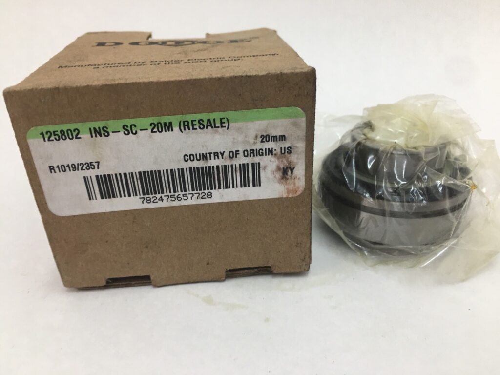 Insert Ball Bearing – 20 mm Bore, 47 mm OD, 31 mm Width, Set Screw Locking.